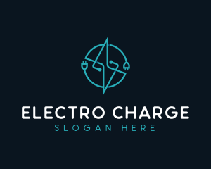 Lightning Bolt Electric logo design