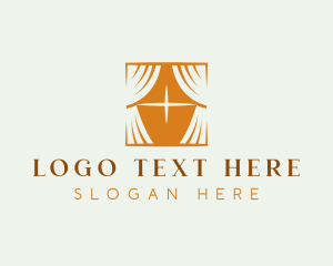 Window Curtain Decor Logo