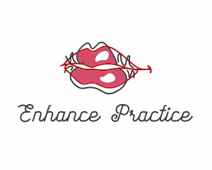 Beauty Lips Cosmetic logo design