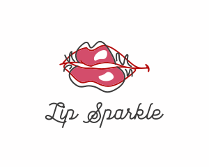 Beauty Lips Cosmetic logo design