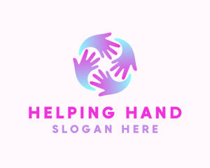 Helping Hands Community logo design