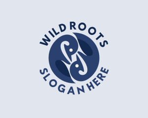 Wild Penguin Bird logo design