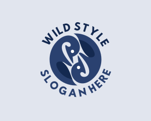 Wild Penguin Bird logo design