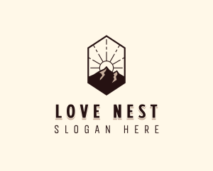 Outdoor Mountain Exploration logo design