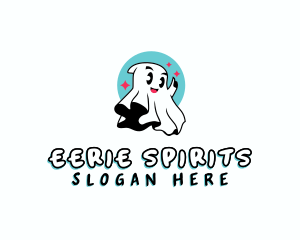 Spirit Ghost Cartoon logo design