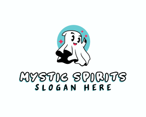 Spirit Ghost Cartoon logo design