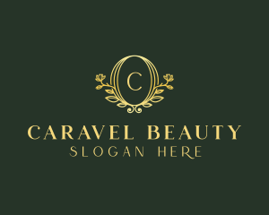 Organic Flower Spa logo design