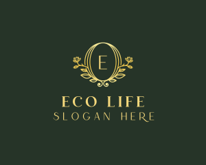 Organic Flower Spa logo design