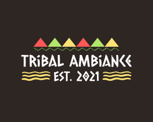 Native Tribal Wordmark  logo design