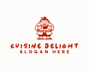 Sumo Sushi Cuisine logo design