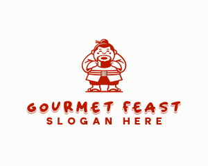 Sumo Sushi Cuisine logo design