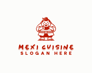 Sumo Sushi Cuisine logo design