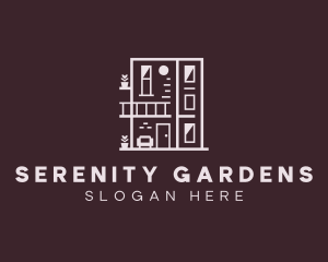 Realty Apartment Building logo design