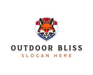 Netherlands Fox Shield logo design