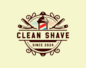 Barber Grooming Haircut logo design