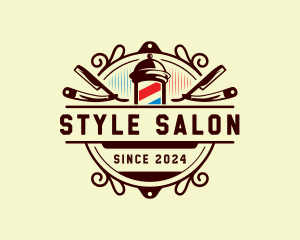 Barber Grooming Haircut logo design