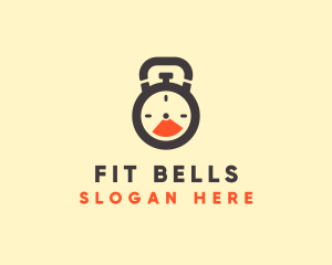 Fitness Gym Timer logo design