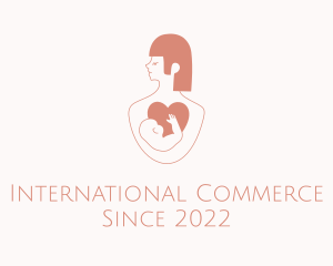 Pink Maternity Pediatric  logo design