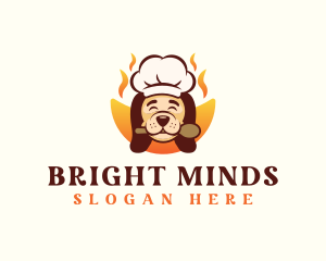 Chef Dog Pet logo