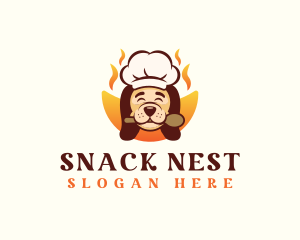 Chef Dog Pet logo design