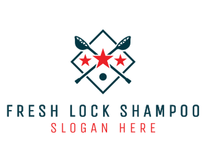 Lacrosse Sport Shield logo design