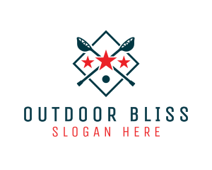 Lacrosse Sport Shield logo design