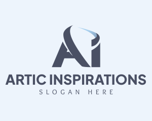 Startup Letter A & I logo design