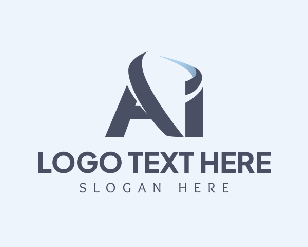 Letter Ai logo example 1