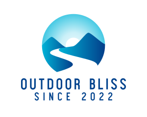 Outdoor Landscape Tourism logo design