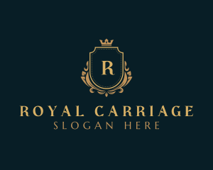 Regal Crown Shield  logo design