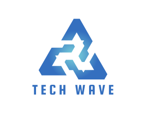 Blue Tech Triangle logo