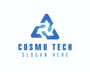 Tech Web3 Triangle logo design