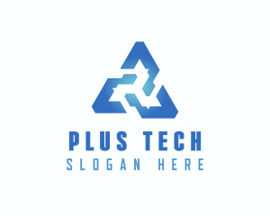 Tech Web3 Triangle logo design