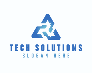 Tech Web3 Triangle logo design