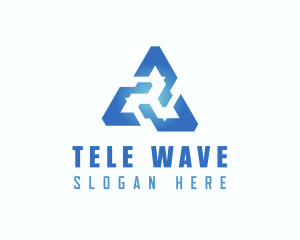 Tech Web3 Triangle logo design