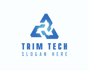 Tech Web3 Triangle logo design