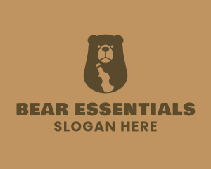 Beer Bear Bar logo design