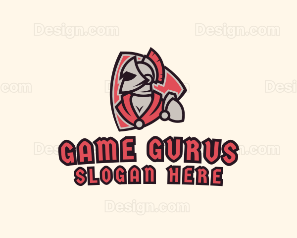 Spartan Warrior Game Logo