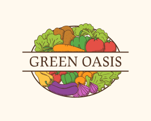 Organic Vegetable Market logo design