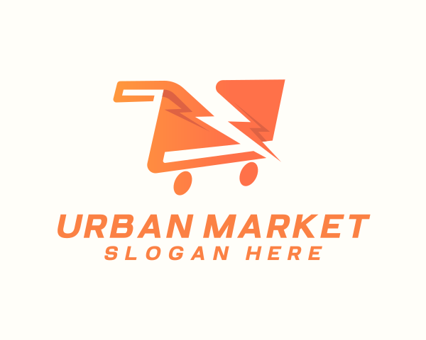 Pushcart logo example 3