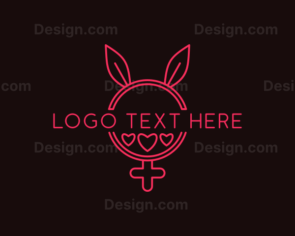 Seductive Bunny Headband Logo