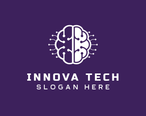 Digital Tech Brain Intelligence logo design