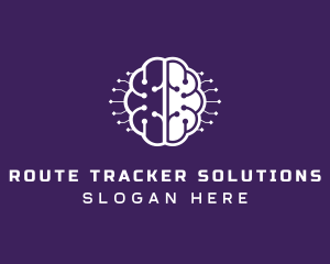 Digital Tech Brain Intelligence logo design