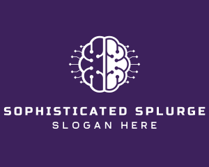 Digital Tech Brain Intelligence logo design