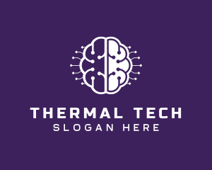 Digital Tech Brain Intelligence logo design