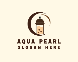 Milk Tea Drink  logo design