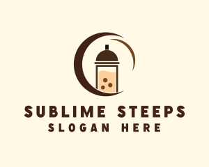 Milk Tea Drink  logo