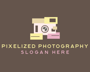 Camera Squares Photo Album  logo design