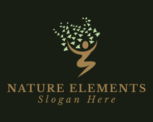 Natural Wellness Tree logo design