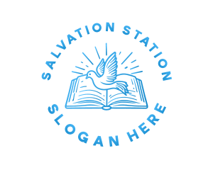 Christian Vintage Dove logo